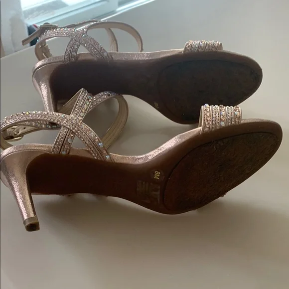 Alex Marie Tan Heels Elegant Strappy Design - Picture 7 of 7